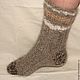 Warm socks art. # №44 out of dog hair . Socks. Livedogsnitka (MasterPr). Online shopping on My Livemaster.  Фото №2