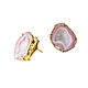 Order Pink Agate earrings, large earrings, pink agate earrings. Irina Moro. Livemaster. . Earrings Фото №3
