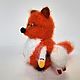 Knitted Fox toy Fox with the goose the Fox spokes, Stuffed Toys, Zhukovsky,  Фото №1