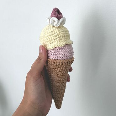 Куклы и игрушки ручной работы. Ярмарка Мастеров - ручная работа Игровой набор мороженное. Handmade.