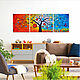 Triptych 'Seasons' Finished painting. Hand embroidery, Tapestry, Chelyabinsk,  Фото №1