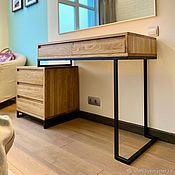 Для дома и интерьера handmade. Livemaster - original item Loft-style dressing table made of solid oak. Handmade.