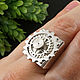 Кольцо Перстень Стимпанк Steampunk silver, Перстень, Москва,  Фото №1