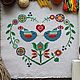 Схема для вышивания крестом "Сердце с цветами и птицами", Схемы для вышивки, Курск,  Фото №1