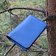 Passport cover in light blue leather, Cover, Moscow,  Фото №1