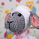 Order Soft toy Knitted Lamb with Bell Snowflake. Вязаные игрушки - Ольга (knitlandiya). Livemaster. . Stuffed Toys Фото №3
