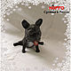 Souvenir new year's bulldog on twine. Figurine. koffo (koffo). Online shopping on My Livemaster.  Фото №2