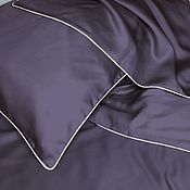 Для дома и интерьера handmade. Livemaster - original item Bed linen from the Tencel series with contrasting edging. Handmade.