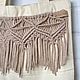 Шоппер из хлопка молочного цвета. Сумка-шоппер. Macrame_ecodecor (Оксана Куликова). Ярмарка Мастеров.  Фото №5