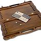 Order Backgammon carved 'Sailboat' large 60, Harutyunyan. H-Present more, than a gift!. Livemaster. . Backgammon and checkers Фото №3