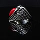 Angel Wings Ring 925 Sterling Silver Coral SER0042. Rings. Sunny Silver. My Livemaster. Фото №6