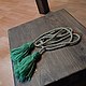 Разнообразные шнуры и веревочки. Пояса. Нанди. Хомячок-паучок. Ярмарка Мастеров.  Фото №6