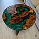 Заказать Журнальный стол из капового карагача. Akutrau Woodworking. Ярмарка Мастеров. . Столы Фото №3
