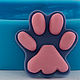 Silicone mold for soap 'Paw 2D', Form, Shahty,  Фото №1