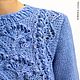Women's Winter garden jumper, large knit, knobs, wool, cashmere. Jumpers. SIBERIA COOL (knitting & painting) (Siberia-Cool). My Livemaster. Фото №4