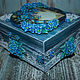  Незабудки. Шкатулки. LITVINOV DESIGN. Ярмарка Мастеров.  Фото №4