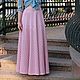 Long lace skirt of pastel pink color. Skirts. TANYA MUZAIKA. Online shopping on My Livemaster.  Фото №2