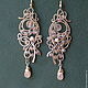 Order Earrings the Ghost of a Gentle (light version). color of magic. Livemaster. . Earrings Фото №3
