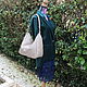Beige classic leather bag, women's bag. Classic Bag. Olga'SLuxuryCreation. My Livemaster. Фото №4
