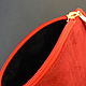 Order Cosmetic bag red suede. Inessa Tche. Livemaster. . Beauticians Фото №3