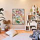 Painting Spring in Paris. Interior abstraction collage. Pictures. House of the Sun (irina-bast). My Livemaster. Фото №4