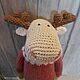  moose. Amigurumi dolls and toys. STEP_DECOR. Online shopping on My Livemaster.  Фото №2