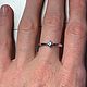 Кольцо с натуральным сапфиром 0,3 ct!. Кольца. Леони. Интернет-магазин Ярмарка Мастеров.  Фото №2