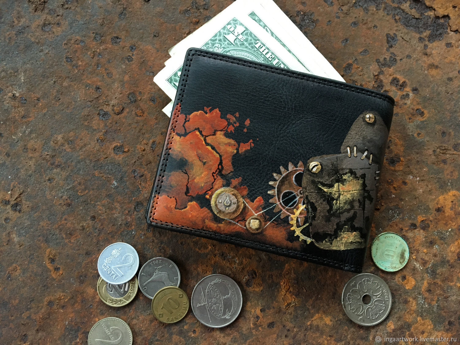 bifold wallet coach