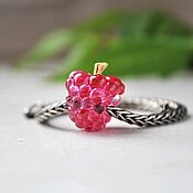 Украшения handmade. Livemaster - original item Charm pendant for a Raspberry pink bracelet. Handmade.
