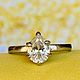 17p Diamond ring 'Drop of tenderness ' buy SUPER PRICE, Rings, Tolyatti,  Фото №1