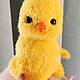 Вязаная интерьерная игрушка цыплёнок, Интерьерная кукла, Санкт-Петербург,  Фото №1