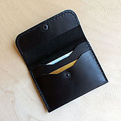 Сумки и аксессуары handmade. Livemaster - original item Envelope wallet. Black. Handmade.