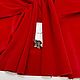 Заказать Бархат Tom Ford. Цвет Lava Red. Mariteks  Итальянские  ткани. Ярмарка Мастеров. . Ткани Фото №3