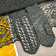  knitted mittens, black, 381. Mittens. Shawl  handmade  goat fluff. Online shopping on My Livemaster.  Фото №2