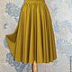 Order Skirt in the style of 50's 'olive'. Moda No Time. Livemaster. . Skirts Фото №3