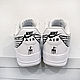 Кроссовки белые, кастом обуви Nike Air Force, крылья, ручная роспись. Кроссовки. Olgavolgoart. Роспись одежды и обуви. Кастом. Ярмарка Мастеров.  Фото №5