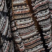 Материалы для творчества handmade. Livemaster - original item Fabric with feathers, beads and sequins. Botticelli. Handmade.