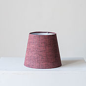Для дома и интерьера handmade. Livemaster - original item Lampshades and ceiling lamps: Lampshade taper linen 100% (12*17*15). Handmade.
