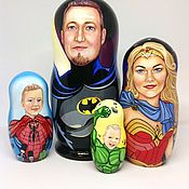 Matryoshka with the image of the ballet 