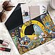 Order A bag with a print of Duck stories and Scrooge McDuck. painted bags. nataliadenimart. Livemaster. . Clutches Фото №3