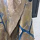 Vest-transformer felted ' Gold with patina'. Vests. varvara2014. Online shopping on My Livemaster.  Фото №2
