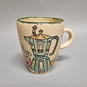 Посуда handmade. Livemaster - original item A large cup of 