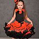 Full skirt (orange-black), Child skirt, Moscow,  Фото №1