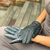 Аксессуары handmade. Livemaster - original item gloves from Python. Handmade.