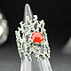 925 Sterling silver ring with carnelian DS0011, Rings, Yerevan,  Фото №1