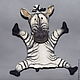 Zebra. Glove puppet. Bi-BA-Bo. Puppet show. Taya Kart. Online shopping on My Livemaster.  Фото №2