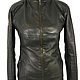 Brown women's leather jacket on the figure. Outerwear Jackets. Lollypie - Modiste Cat. My Livemaster. Фото №4