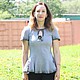 Топ Оттенки серого. Топы. Елена Лобанова (Laryel). Ярмарка Мастеров.  Фото №5