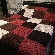 Для дома и интерьера handmade. Livemaster - original item knitted Blanket 