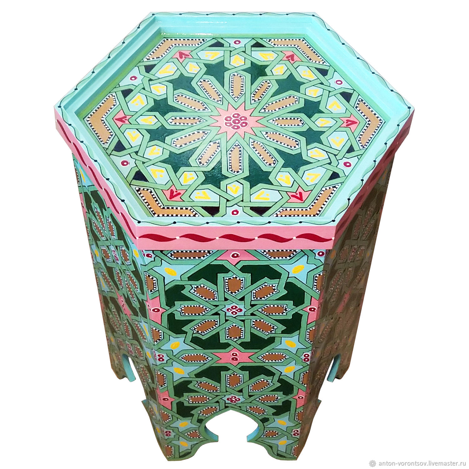 Марокканский столик деревянный арт. BR-231 в Александрове